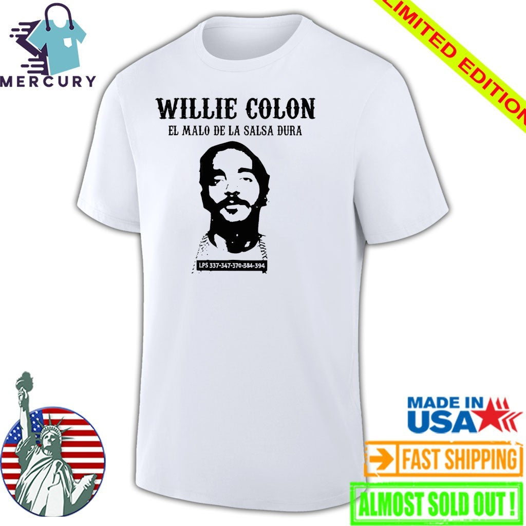 Willie Colon El Malo De La Salsa Dura Shirt