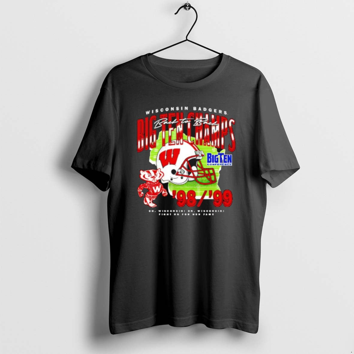 Official Wisconsin Badgers Back To Back Big Ten Champions T-Shirts, Hoodie, Sweatshirt | CoreVibeTees.com