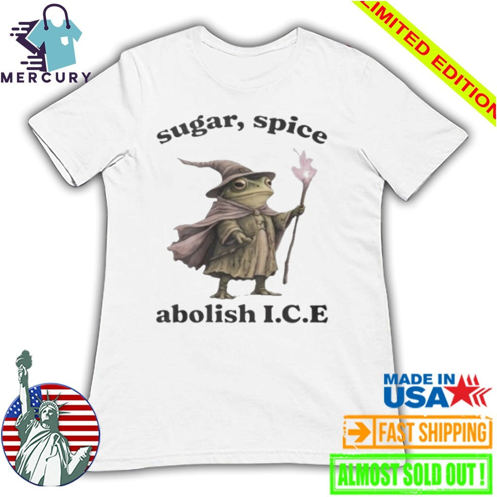 Wizard Frog Sugar Spice Abolish ICE Shirt