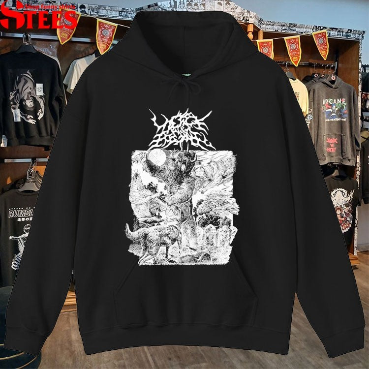 Wolf And Bear Scare Bear T-Shirt