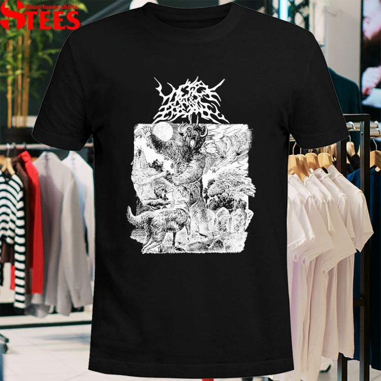 Wolf And Bear Scare Bear T-Shirt