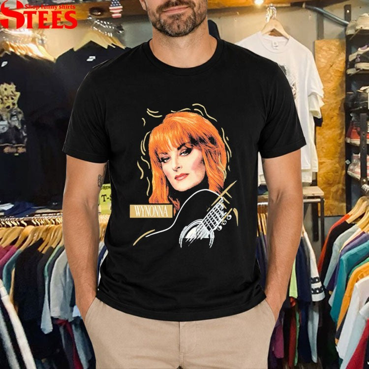 Wynonna Judd Guitar Photo T-Shirt