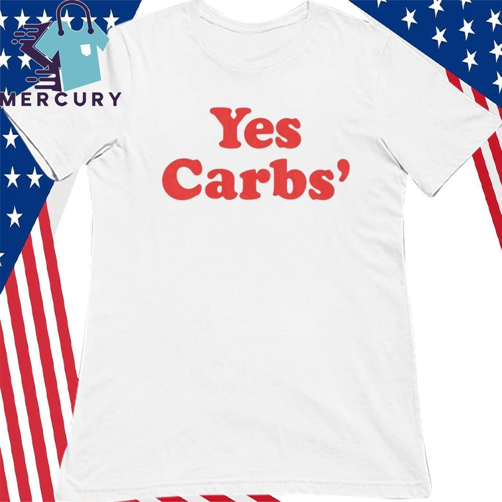 Yes Carbs Ringer Shirt