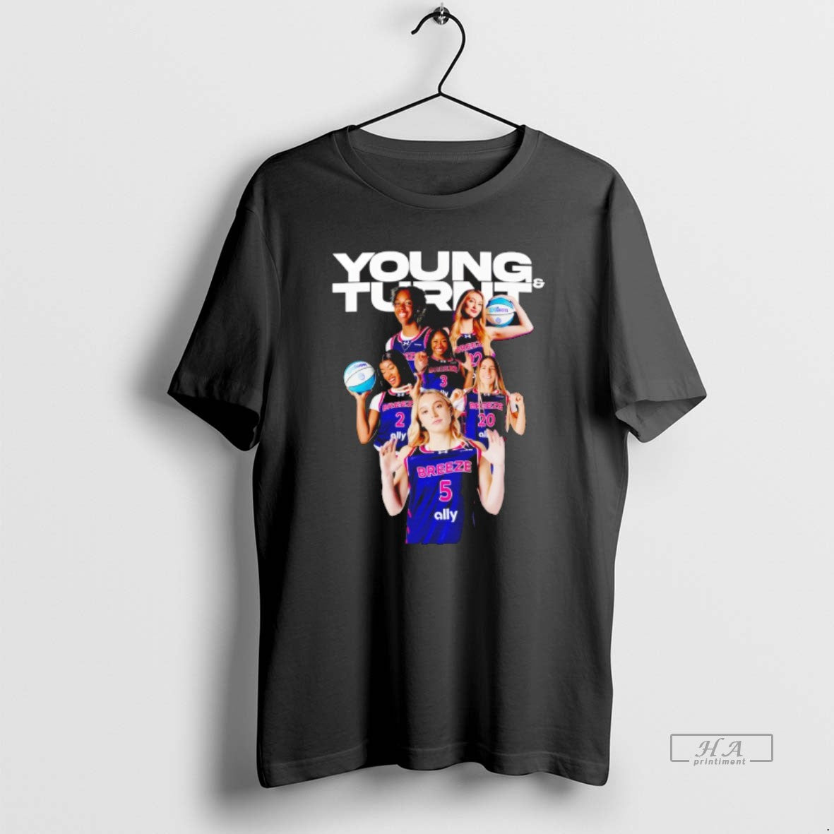 Official Young And Turnt Breeze Basketball Unrivaled Sgg Hoops Paige Bueckers T-Shirts, Hoodie, Sweatshirt | CoreVibeTees.com
