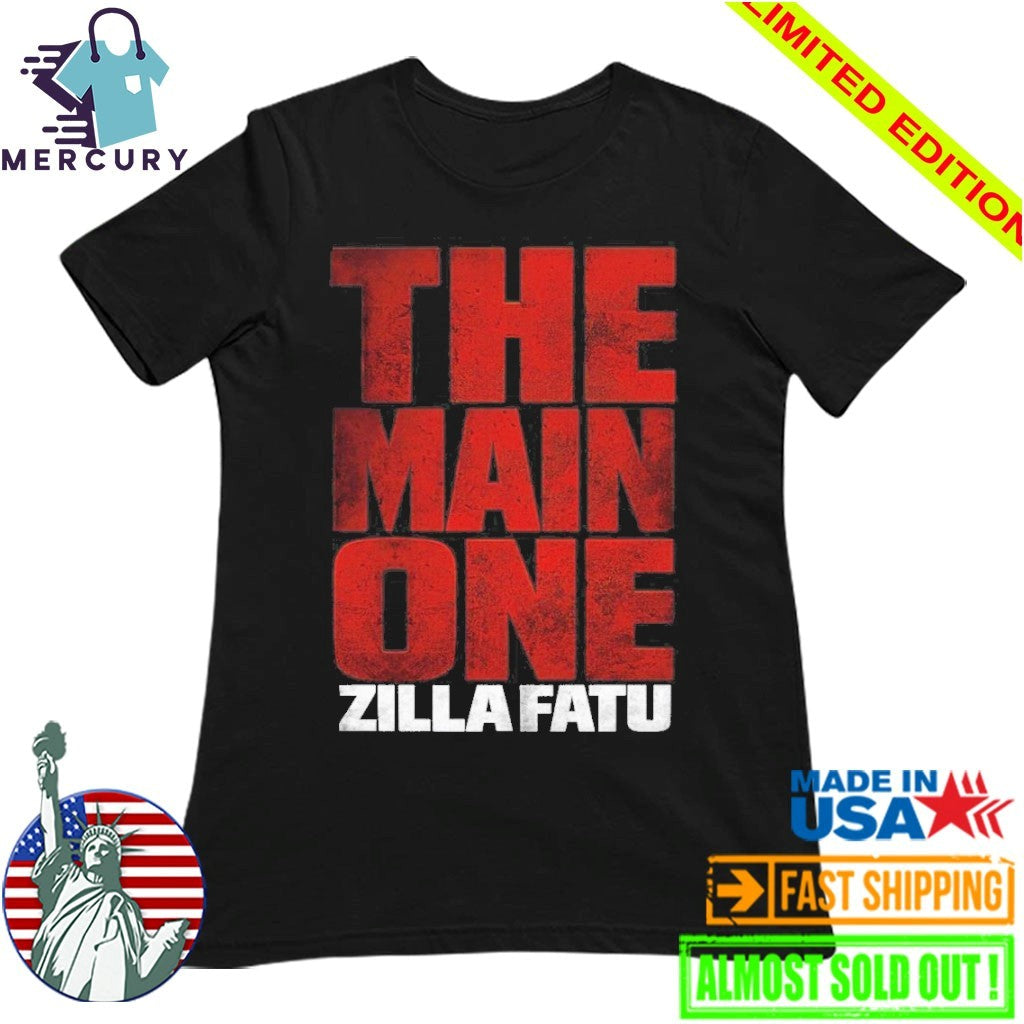 Zilla Fatu Wears New The Main One Shirt