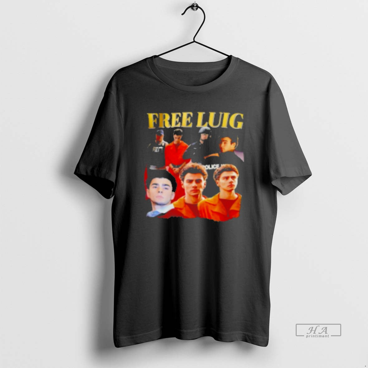 Official Free Luigi Mugshot Classic Womens T-Shirts, Hoodie, Sweatshirt | CoreVibeTees.com