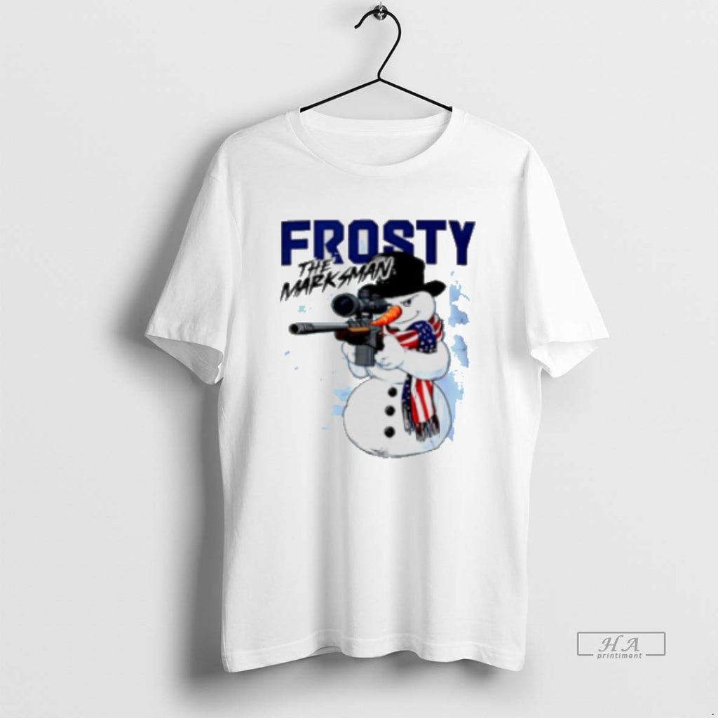 Official Frosty The Marksman Snowman Classic Womens T-Shirts, Hoodie, Sweatshirt | CoreVibeTees.com