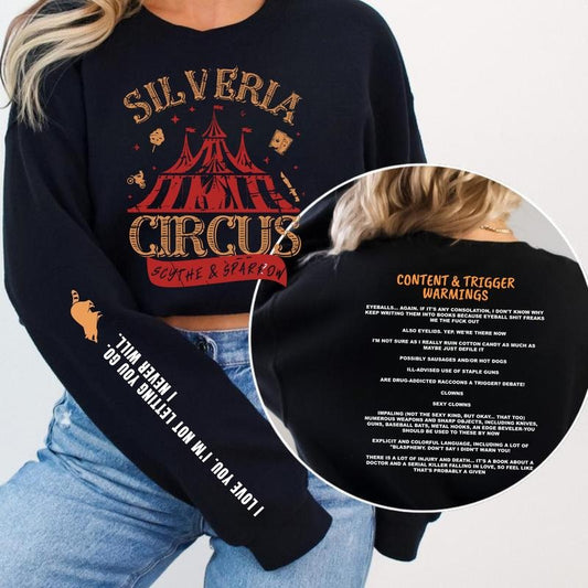 Officially Licensed - Scythe & Sparrow Sleeve Printed Sweatshirt, T-shirt, Hoodie, Butcher And Blackbird, Brynne Weaver, Smut Gift, Book Sweatshirtstyle{n002}2