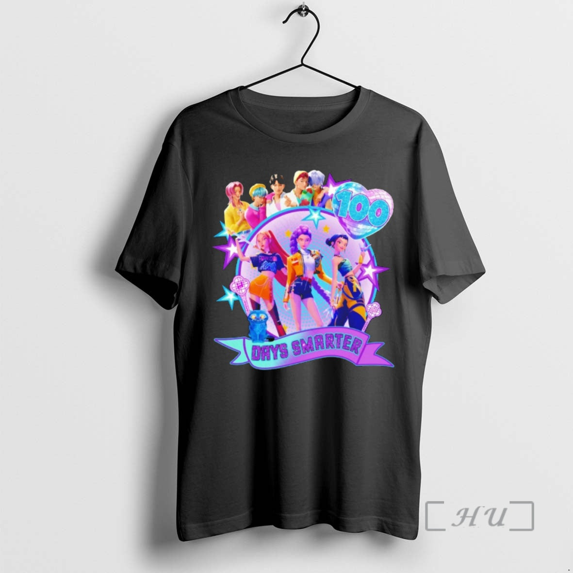 Officials 100 Days Smarter K Pop Days Smarter T-Shirts, Hoodie, Sweatshirt | CoreVibeTees.com