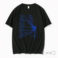 Officials A Detailed Map Of Chicagos L Train Tee