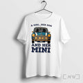 Officials A Girl And Her Dog And Her Mini Car Tee Premium T Shirts Sweater