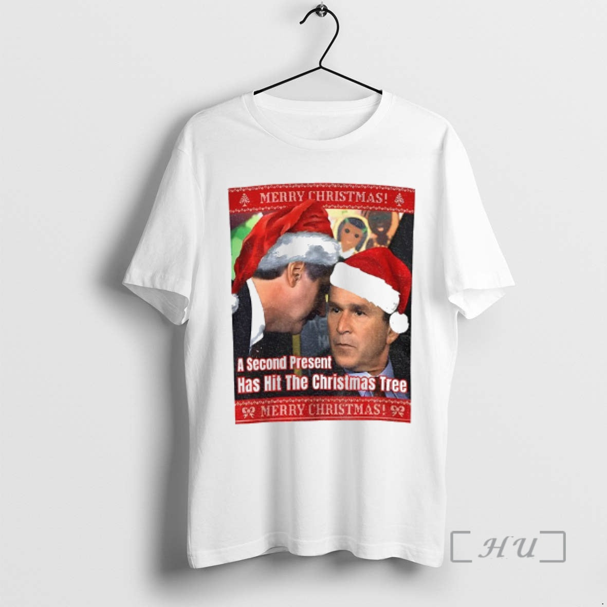 Officials A Second Present Has Hit The Tree 9 11 Twin Tower Joke Christmas Premium T-Shirts, Hoodie, Sweatshirt