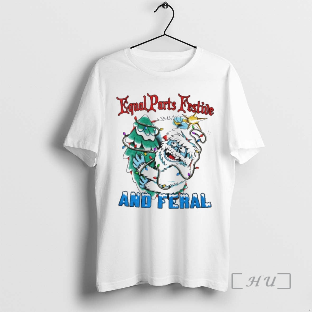 Officials Abominable Snow Monster Equal Parts Festive And Feral T-Shirts, Hoodie, Sweatshirt | CoreVibeTees.com