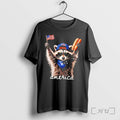 Officials America Raccoon Hot Dog 4th Of July Tee