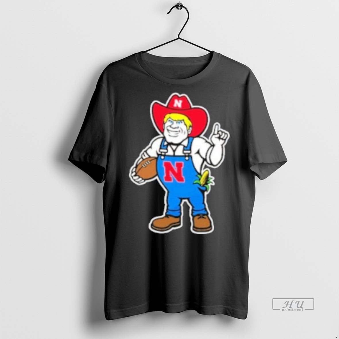 Officials Andrew Whitworth Ryan Fitzpatrick Nebraska Huskers Herbie Mark Mascot Tee Shirt Sweater