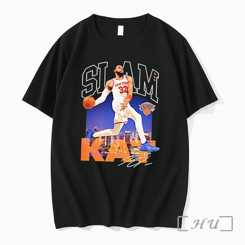 Officials Anthony Towns New York Knicks Karl Slam Skyline Signature Tee Premium T Shirts Sweater