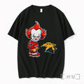 Officials Atlanta Falcons Pennywise Urinating On Carolina Panthers Black