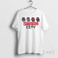 Officials Awesome Houston Texans Swarm City Logo Game T-Shirts, Hoodie, Sweatshirt | CoreVibeTees.com