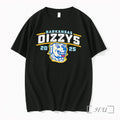 Officials Barkansas Dizzys Dog 20 25 Playing Baseball Logo Black