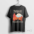 Officials Borders Are Imaginary Humanity Is Real Vintage T-Shirts, Hoodie, Sweatshirt | CoreVibeTees.com