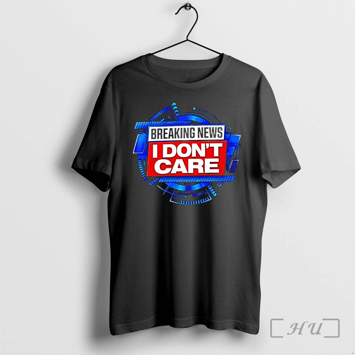 Officials Breaking News I Don Care News Broadcast Satire Parody Meme Premium T Shirts Sweater