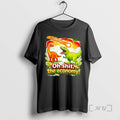Officials Brontosaurus And T Rex As A Meteor Falls Oh Sht The Economy Premium T-Shirts, Hoodie, Sweatshirt | CoreVibeTees.com
