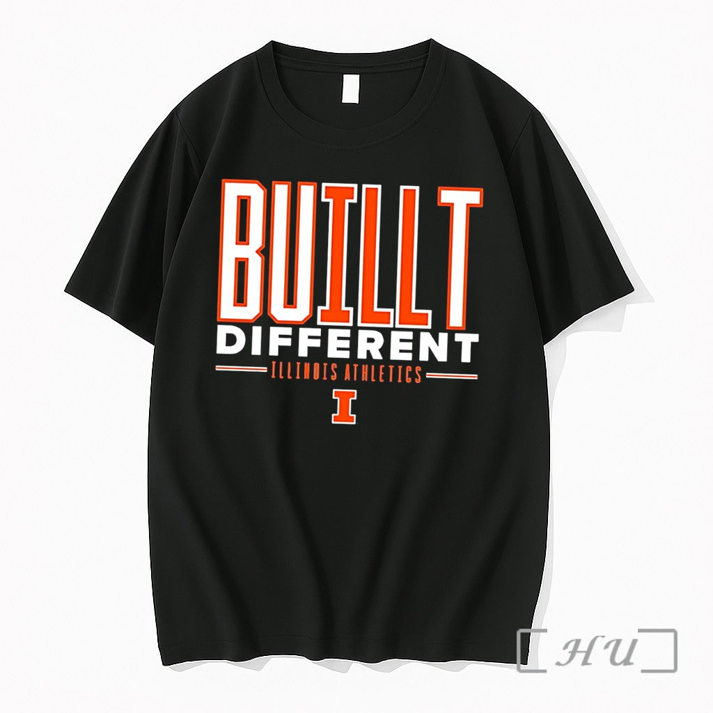 Officials Buillt Illinois Fighting Illini Different Tee