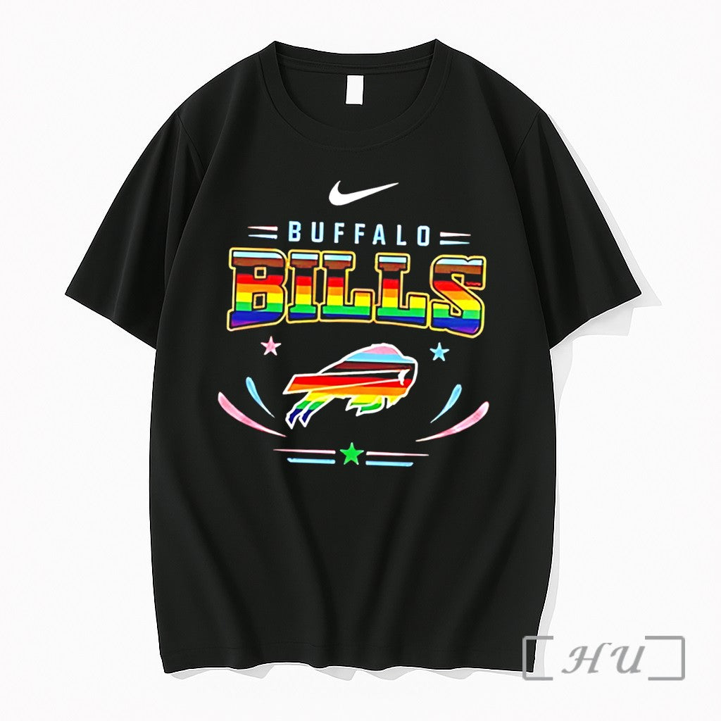 Officials Buffalo Bills Pride Month 2026 Lgbt Love X Nfl Game Tee Premium T Shirts