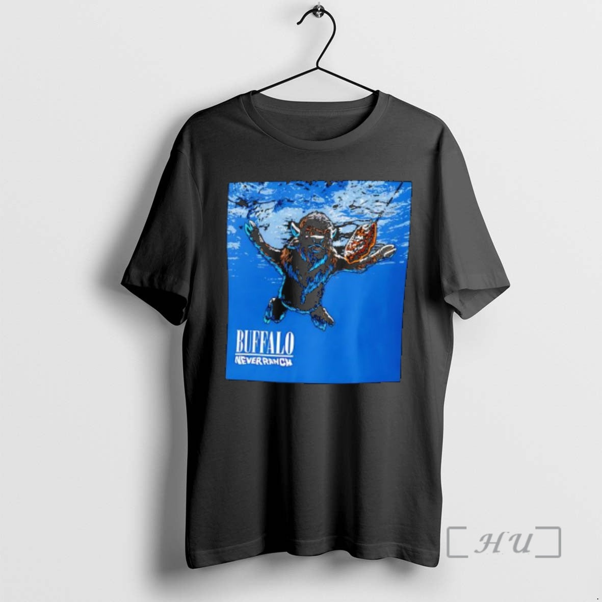 Officials Buffalo Never Ranch Buffalo Swimming Underwater T-Shirts, Hoodie, Sweatshirt | CoreVibeTees.com
