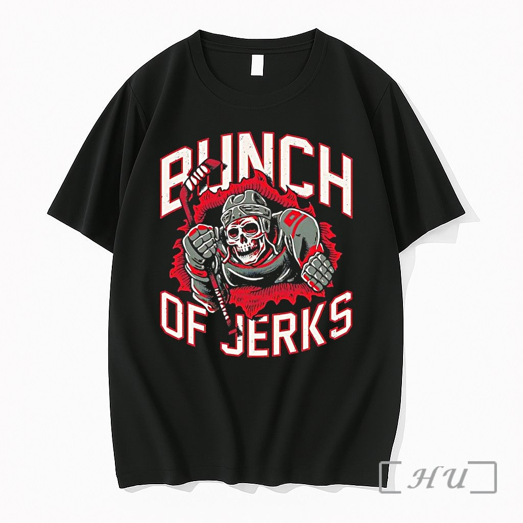 Officials Bunch Of Jerks Skeleton Hockey Player
