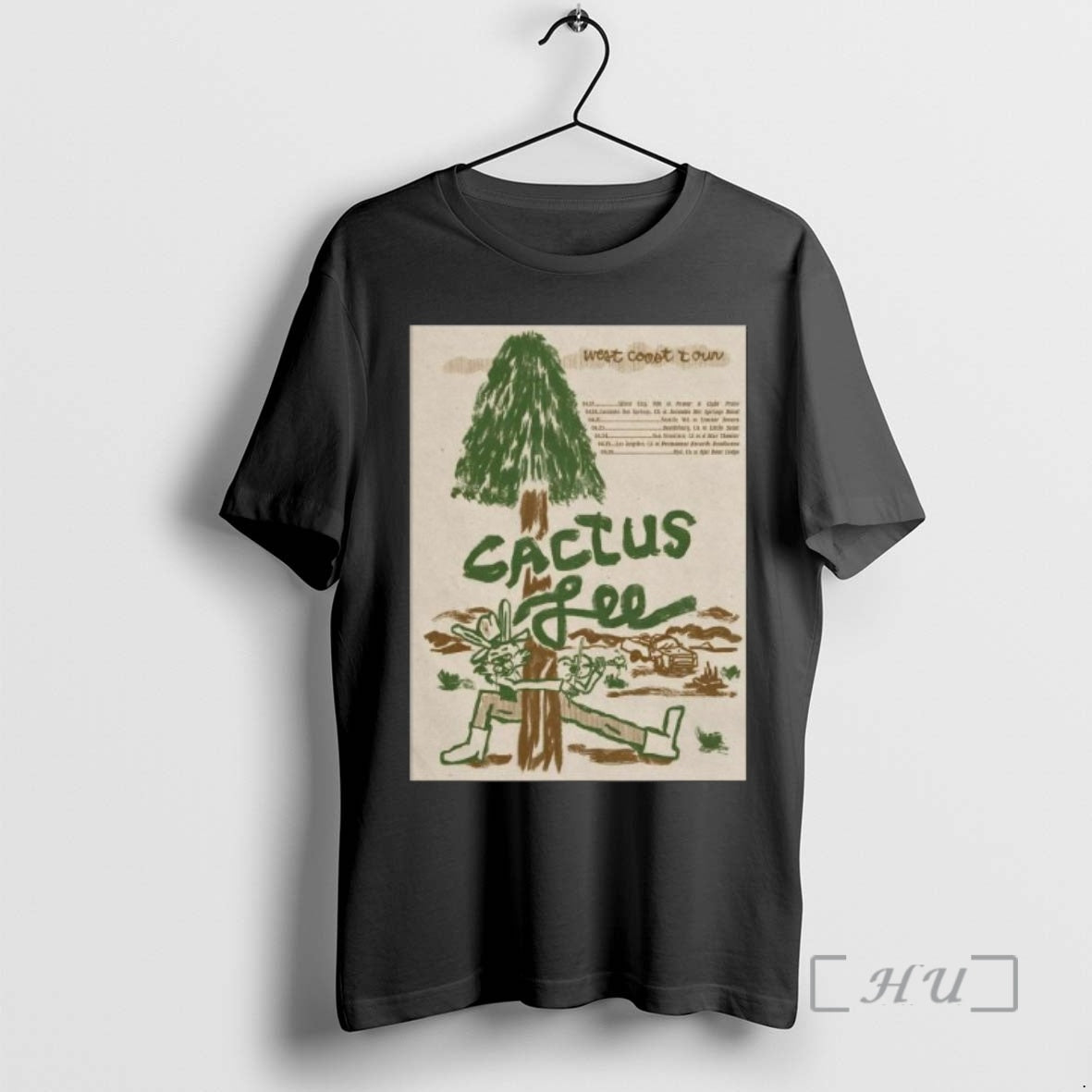 Officials Cactus Lee West Coast Tour 2026 T-Shirts, Hoodie, Sweatshirt | CoreVibeTees.com