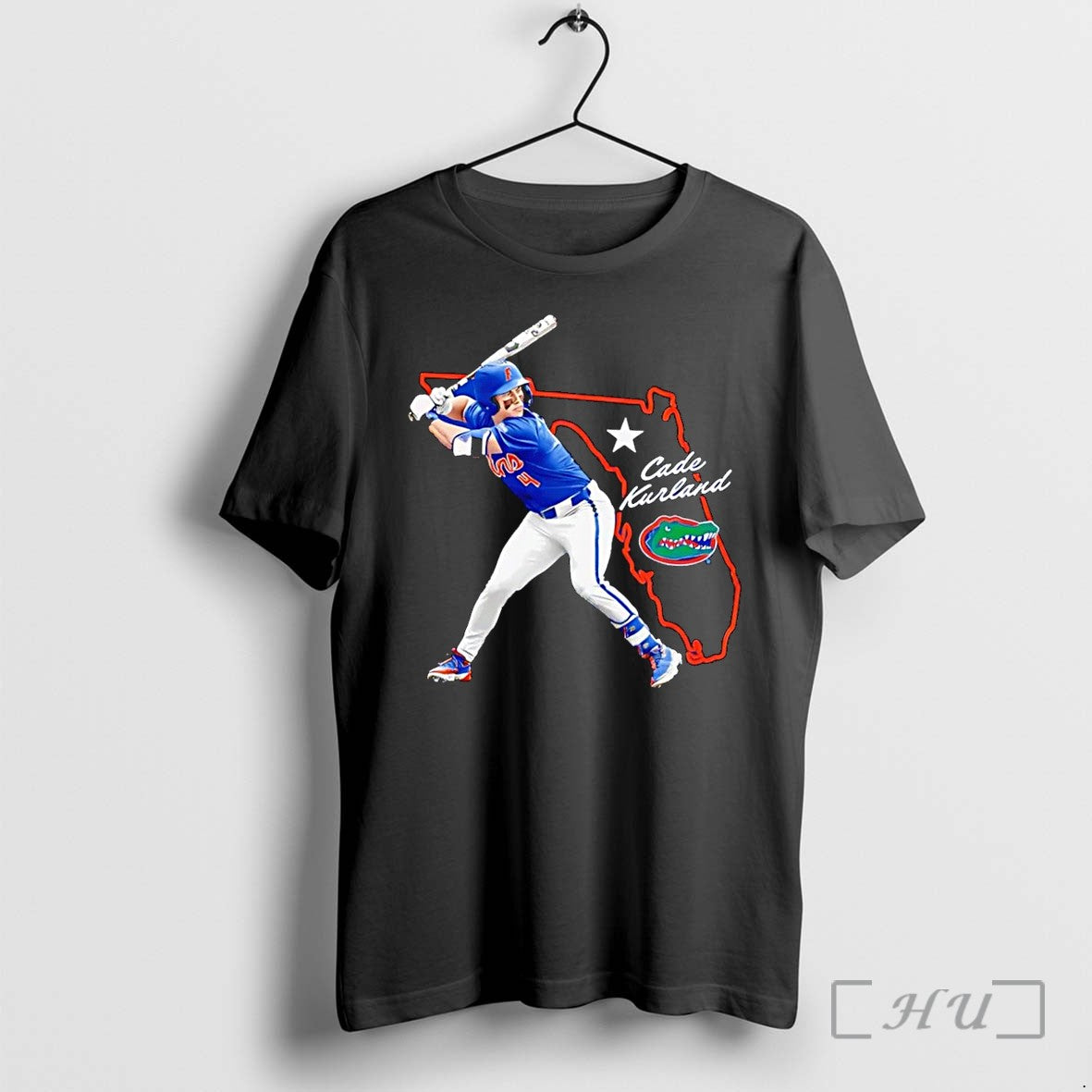 Officials Cade Kurland Florida Gators Mens College Baseball Ncaa Cade Kurland Black Premium T Shirts