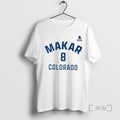 Officials Cale Makar 8 Colorado Avalanche Nhl Name Number T-Shirts, Hoodie, Sweatshirt | CoreVibeTees.com