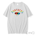 Officials Carolina Panthers Pride Month Rainbow Logo Tee