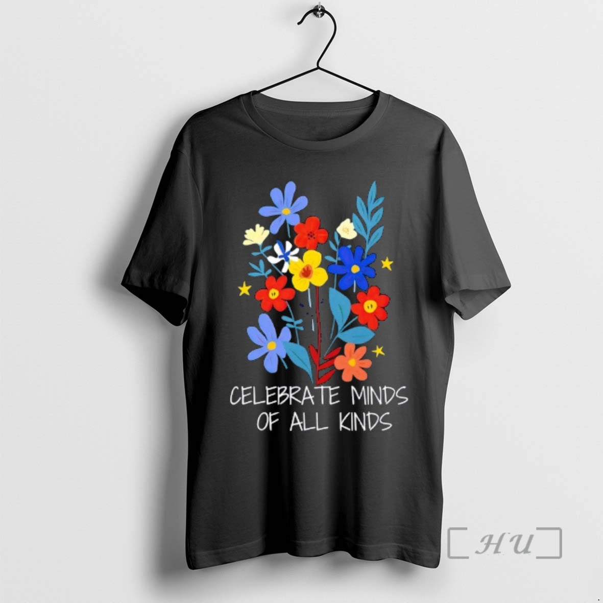 Officials Celebrate Minds Of All Kinds Floral Colors T-Shirts, Hoodie, Sweatshirt | CoreVibeTees.com