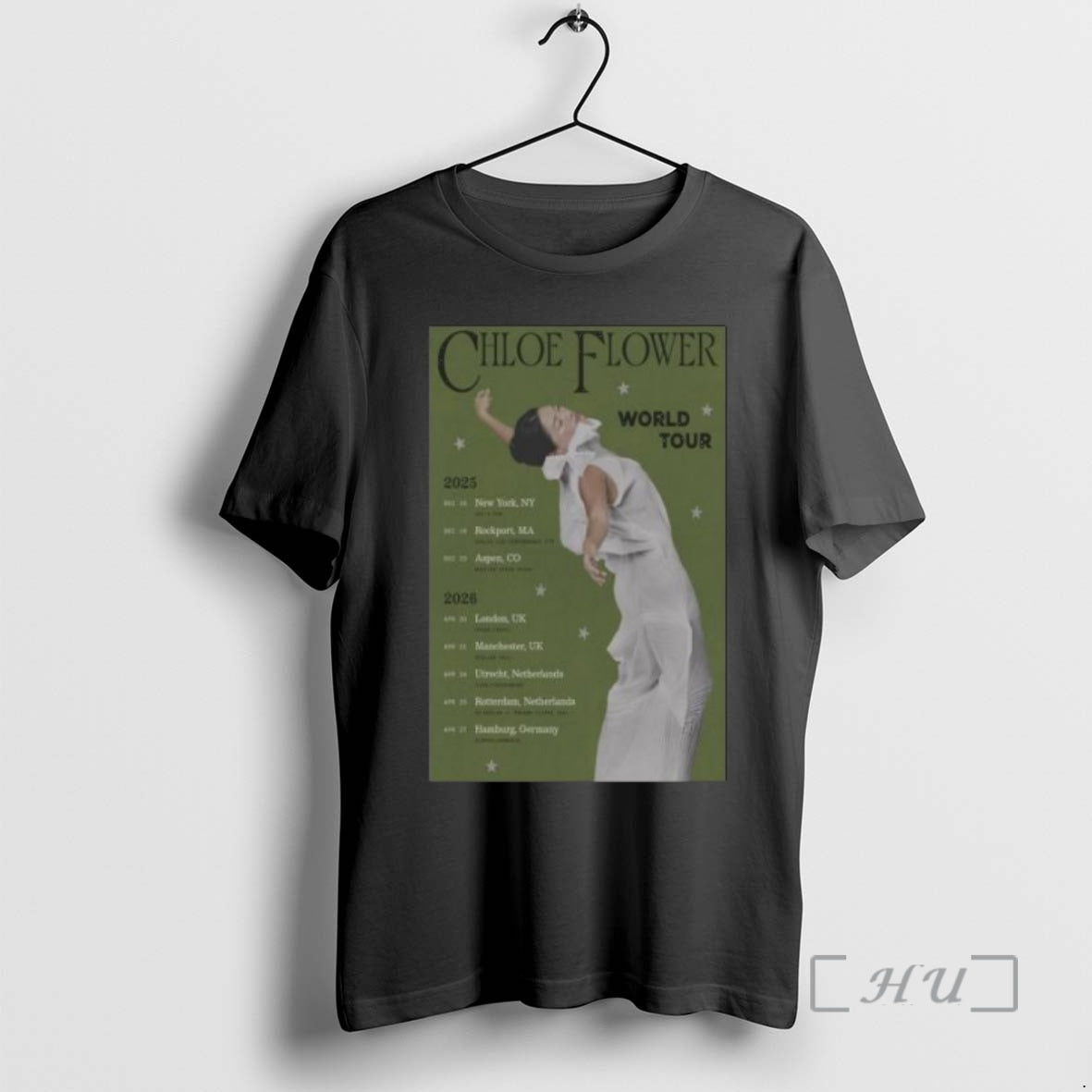 Officials Chloe Flower World Tour 2025 2026 Circle Black T-Shirts, Hoodie, Sweatshirt | CoreVibeTees.com