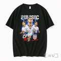 Officials Christian Pulisic United States Men National Team Soccer Player Cp 10 Premium T Shirts