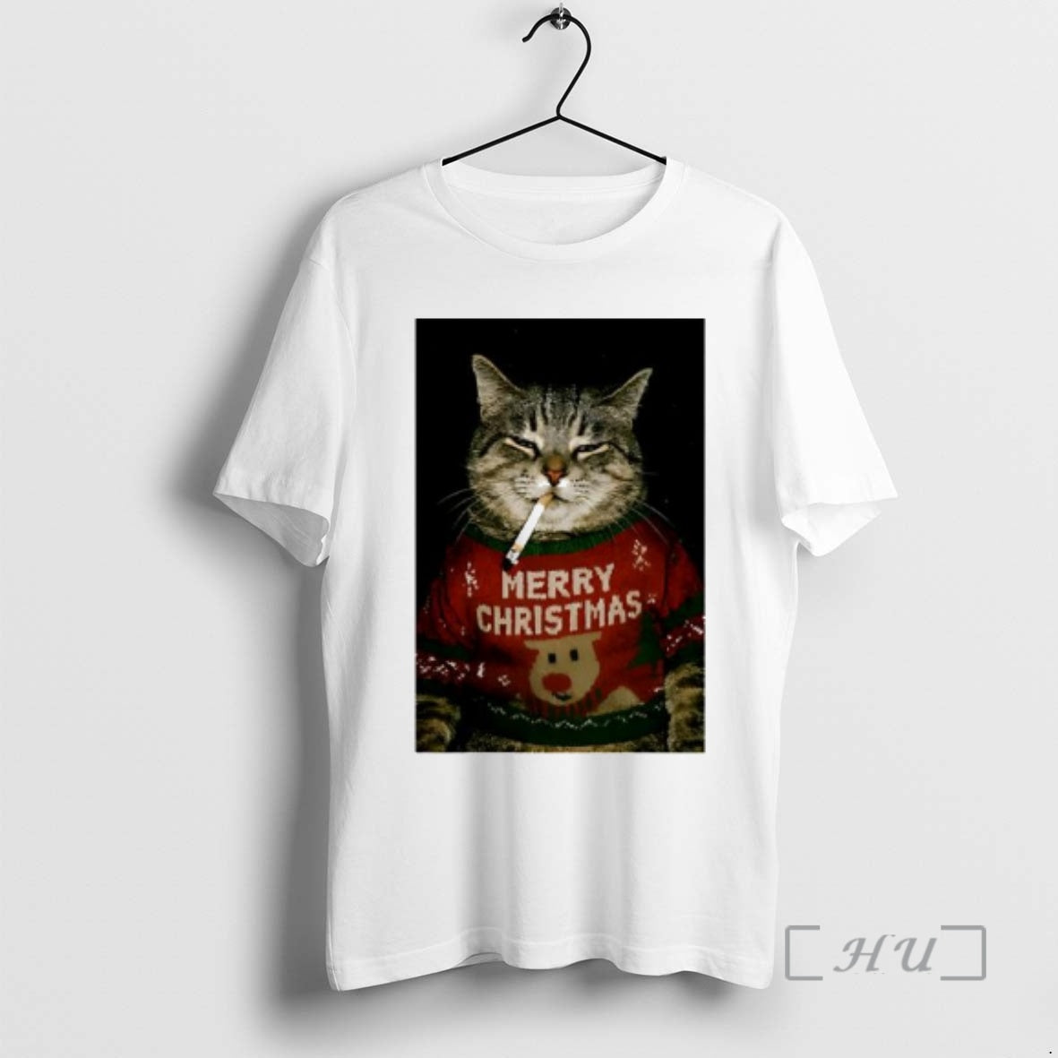 Officials Christmas Cat Smoking Graphic T-Shirts, Hoodie, Sweatshirt | CoreVibeTees.com