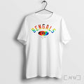 Officials Cincinnati Bengals Pride Month Rainbow Logo Tee