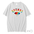 Officials Cleveland Browns Pride Month Rainbow Logo Tee