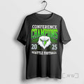 Officials Conference Champions 2025 Seattle Football Eagle Mascot Graphic T-Shirts, Hoodie, Sweatshirt | CoreVibeTees.com