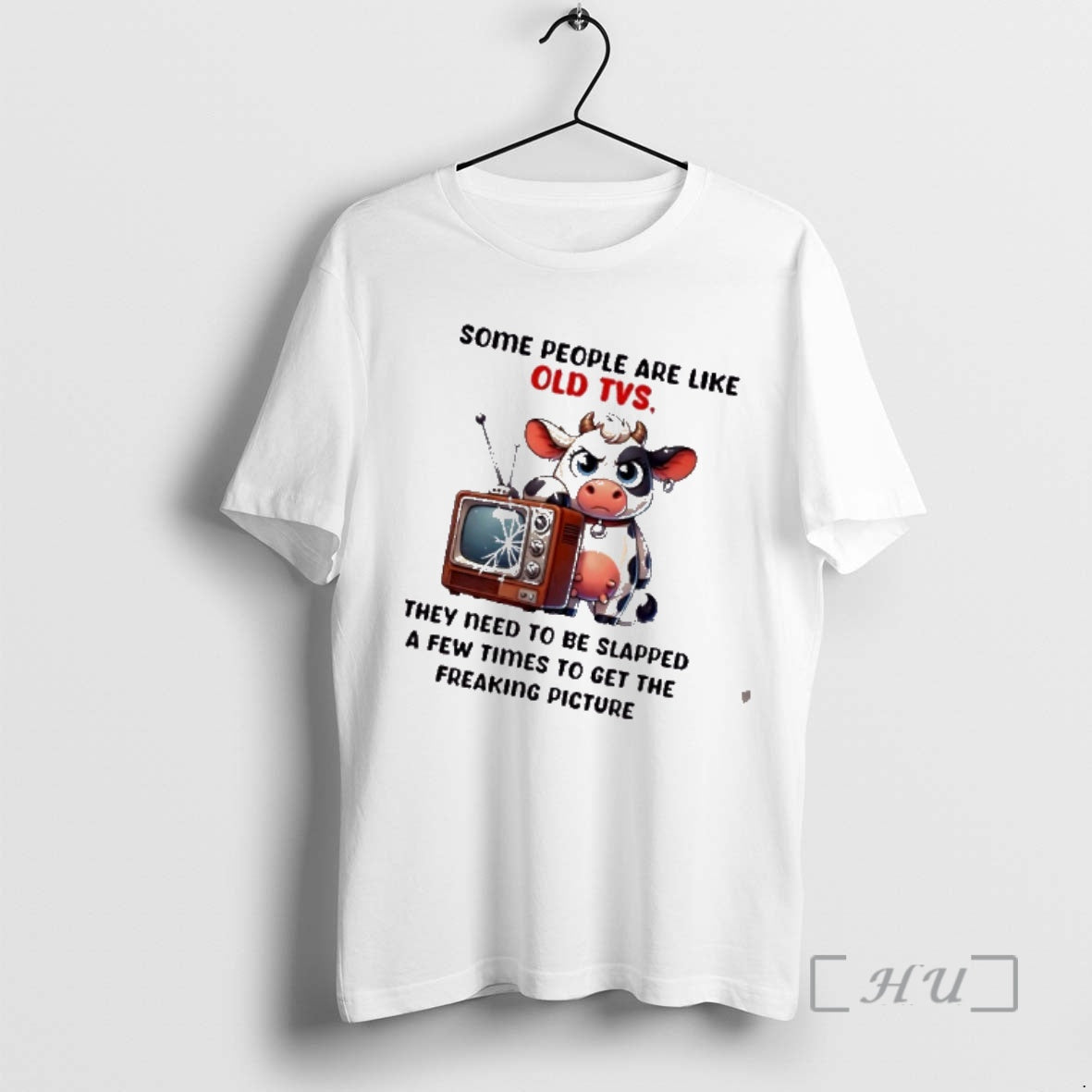 Officials Cow Some People Are Like Old Tvs They Need To Be Slapped A Few T-Shirts, Hoodie, Sweatshirt | CoreVibeTees.com