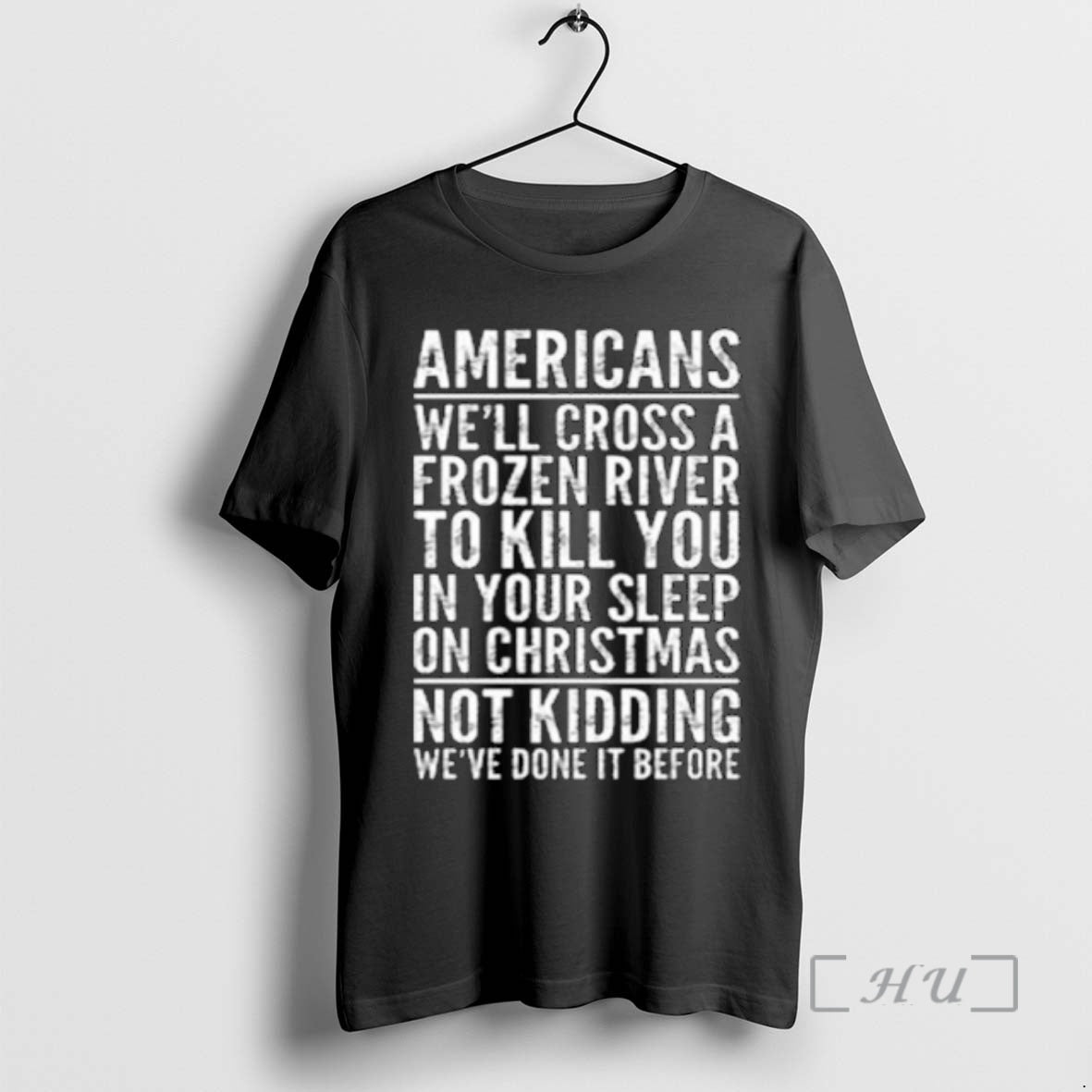 Officials Cross A River On Xmas Circle Black T-Shirts, Hoodie, Sweatshirt | CoreVibeTees.com