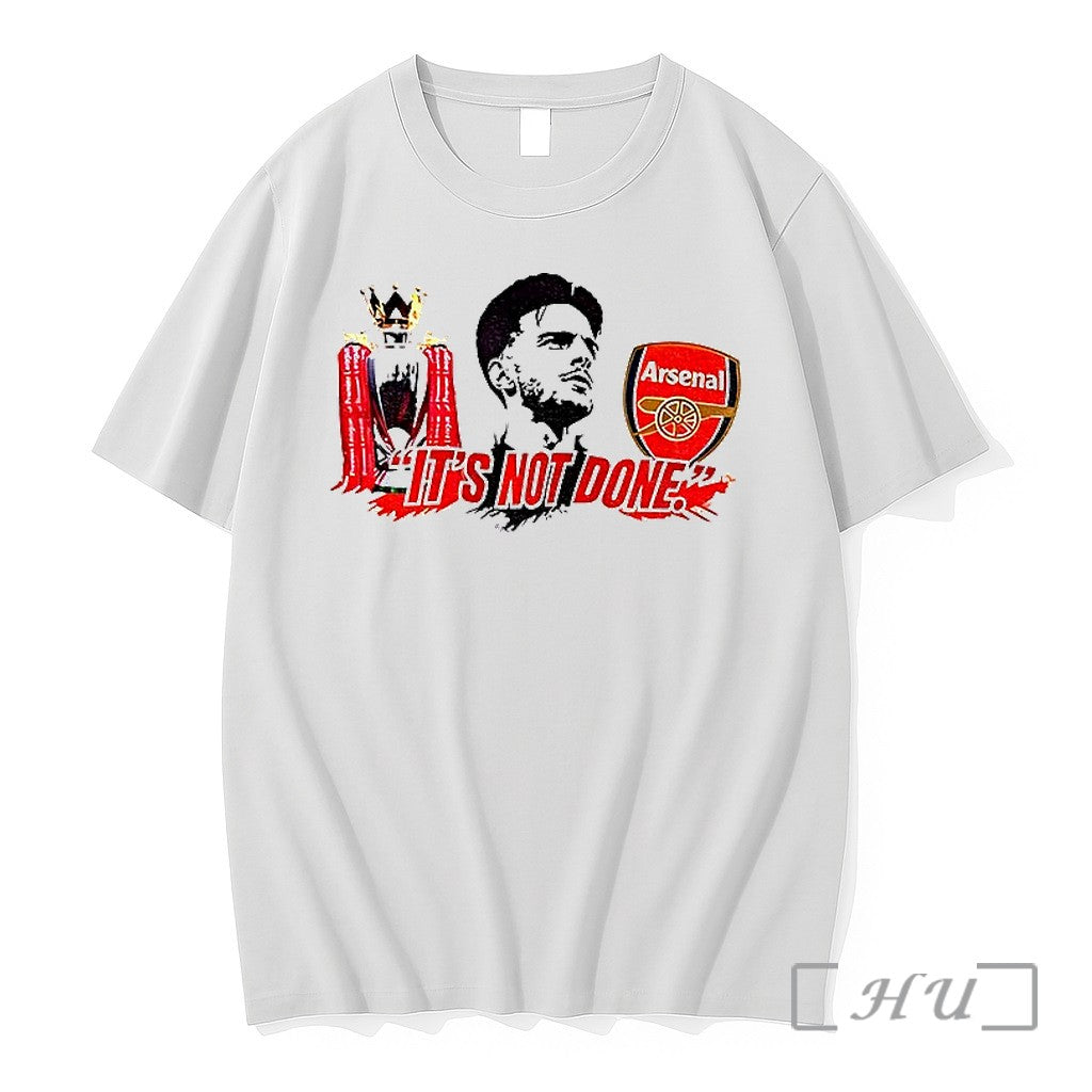 Officials Declan Rice Its Not Done Arsenal Fc Champions 25 26 Logo Premium T Shirts