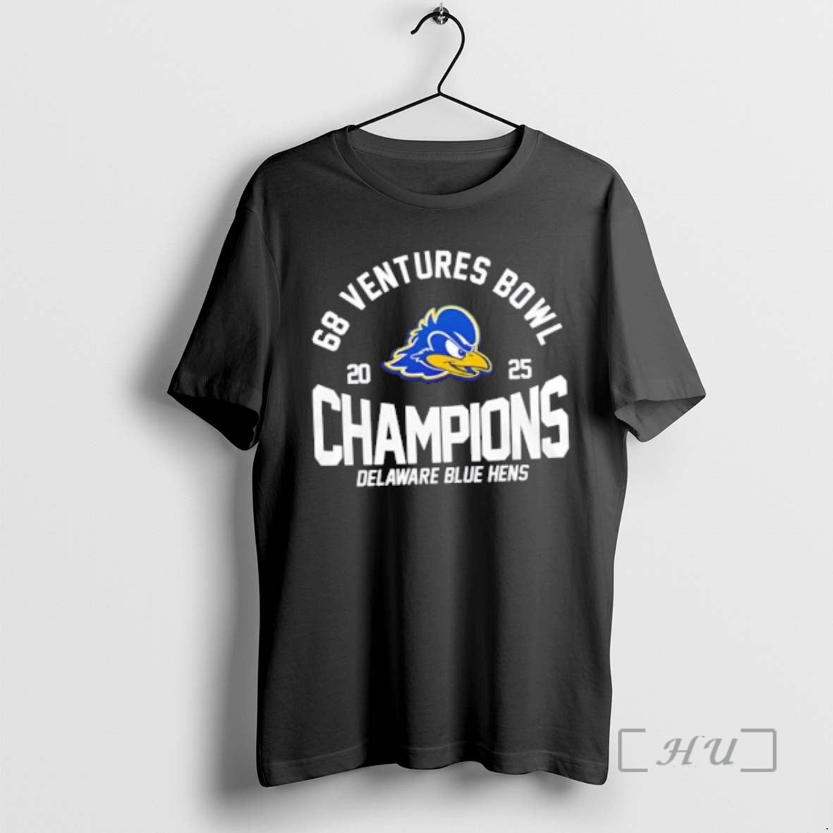 Officials Delaware Blue Hens 68 Ventures Bowl Champions 2 Sided T-Shirts, Hoodie, Sweatshirt | CoreVibeTees.com