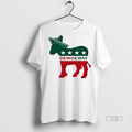 Officials Democrat Donkey Republic Wearing Mexican Hat Cinco De Mayo Tee Shirt Sweater