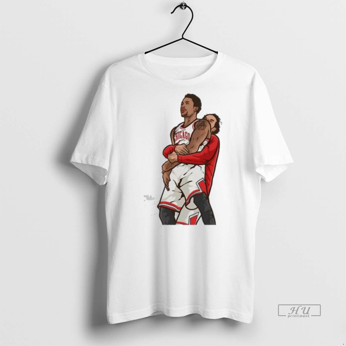 Officials Derrick Rose And Joakim Noah Game Winner Celebration Tee Shirt Sweater