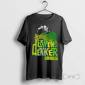 Officials Desmond Dekker Israelites Portrait Green And Yellow Striped T-Shirts, Hoodie, Sweatshirt | CoreVibeTees.com