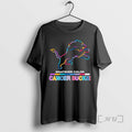 Officials Detroit Lions Football Whatever Color Cancer Sucks Logo Colors T-Shirts, Hoodie, Sweatshirt | CoreVibeTees.com