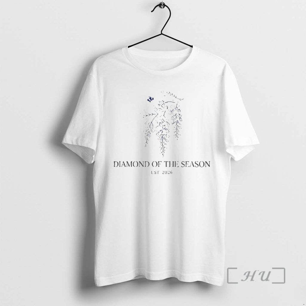 Officials Diamond Of The Season Est 2026 Bee Wisteria Flower T-Shirts, Hoodie, Sweatshirt | CoreVibeTees.com